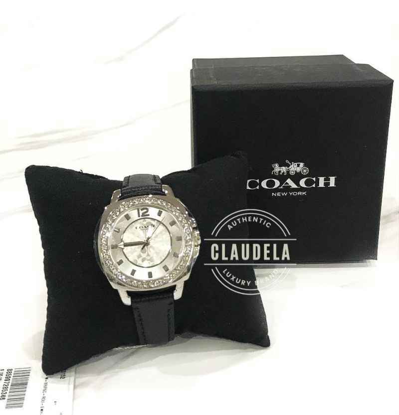 Jual COACH Boyfriend Leather Strap Black 14503152 di Seller