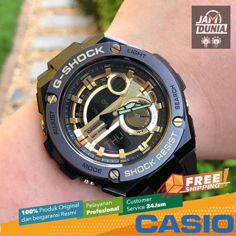 Promo CASIO ORIGINAL - CASIO G-SHOCK GST-210B-1A9DR - JAM TANGAN PRIA JAM  PRIA LA - RUBBER G SHOCK GSHOCK CASIO GST-210B-1A GST 210B 1A 210 B GST210  di Seller JAMDUNIA Official Store -