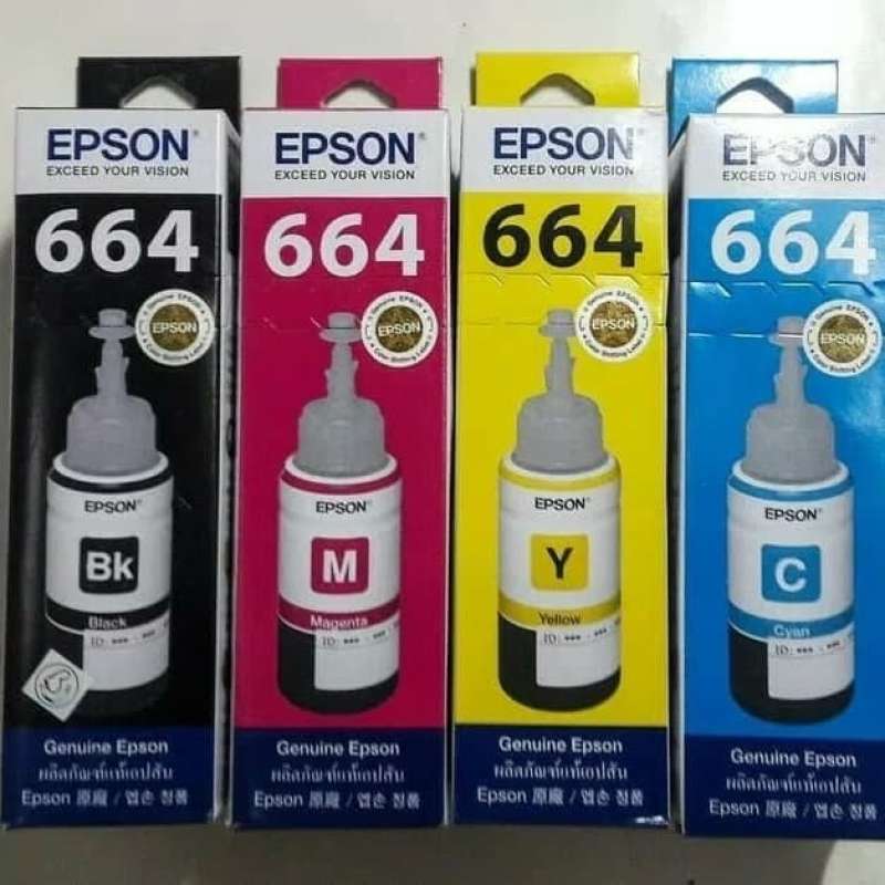 Jual paketan tinta epson 664 black \u0026 color original di Seller Suplayer  catridge - Kota Jakarta Selatan, DKI Jakarta | Blibli