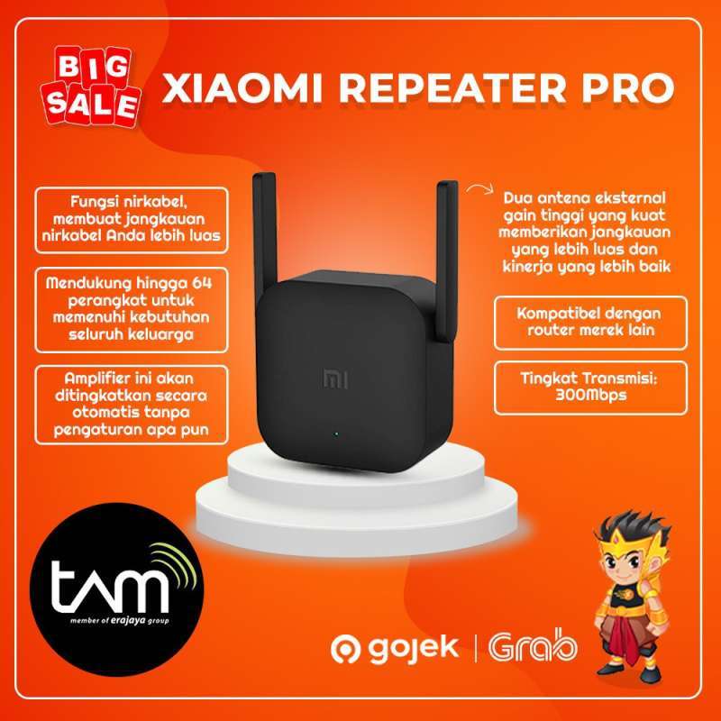 Promo Xiaomi Extender Wifi Repeater Pro Wireless Network Signal Booster  300M Di Seller Homedesign_Smg - Kota Semarang, Jawa Tengah | Blibli
