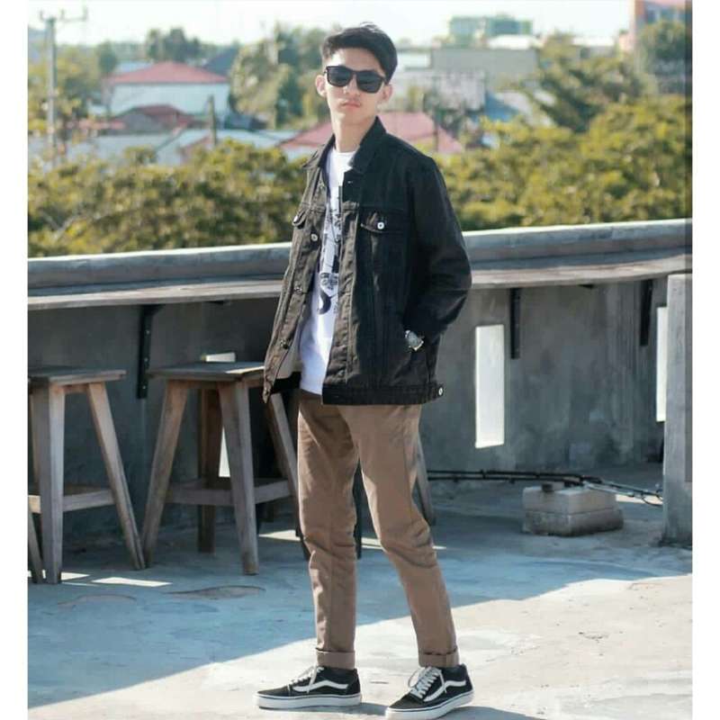 Jaket best sale denim style