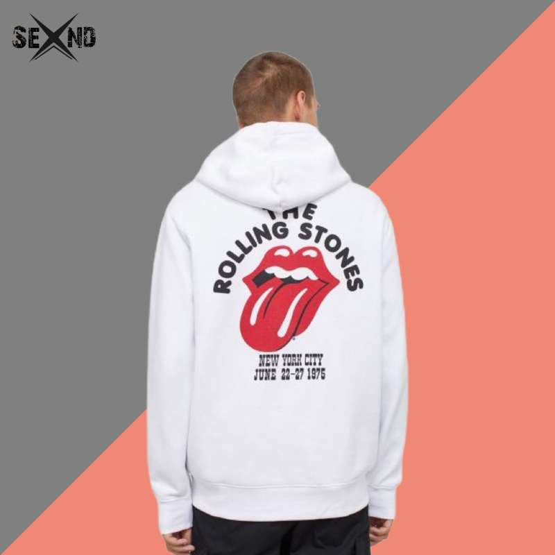 H&m rolling stones on sale hoodie
