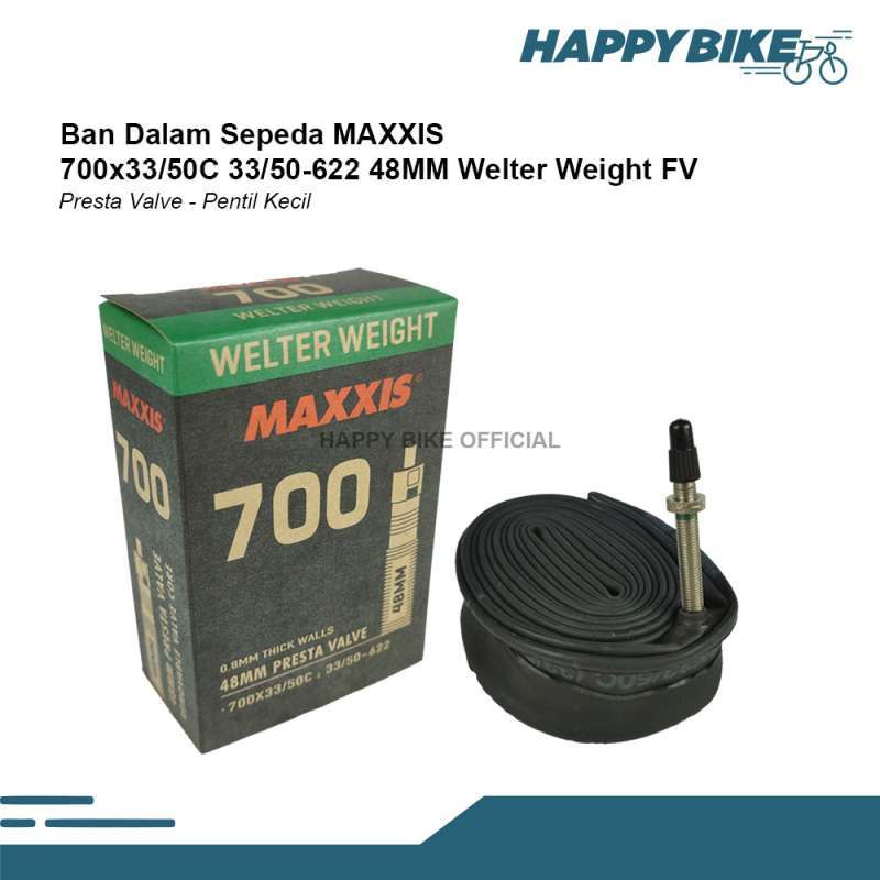 Jual Maxxis Tube Ban Dalam Sepeda Roadbike Gravel 700 X 33/50 48mm
