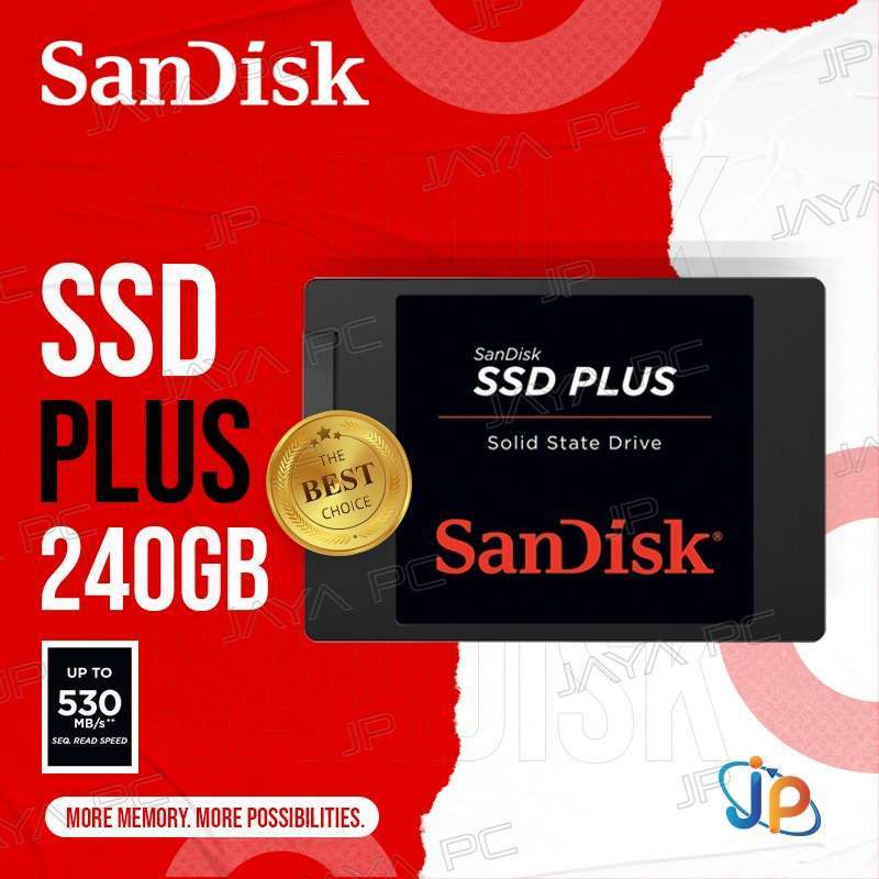 Jual Sandisk Ssd Plus 240gb Sata Sandisk Ssd 240 GB Di