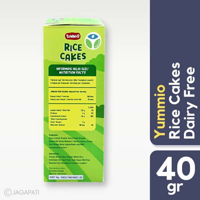 Promo Yummio - Rice Cakes 40gr - Cemilan Sehat Anak - Snack ...
