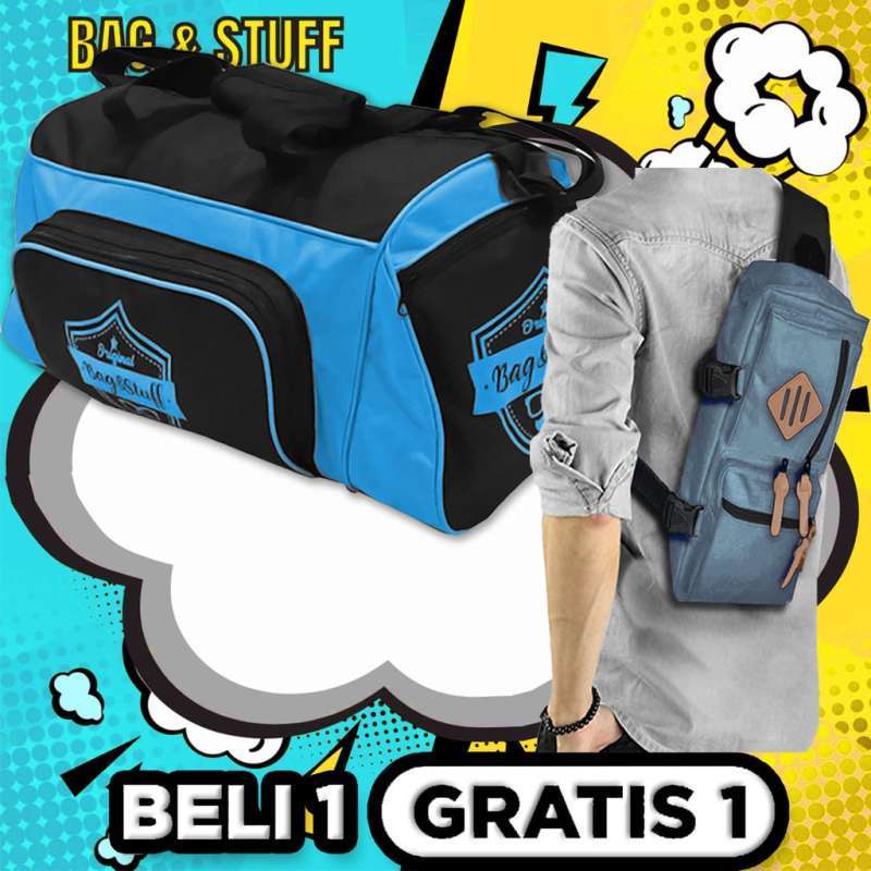 Jual BELI 1 GRATIS 1 BELI 1 SPORTY TAS OLAHRAGA FITNESS TRAVEL