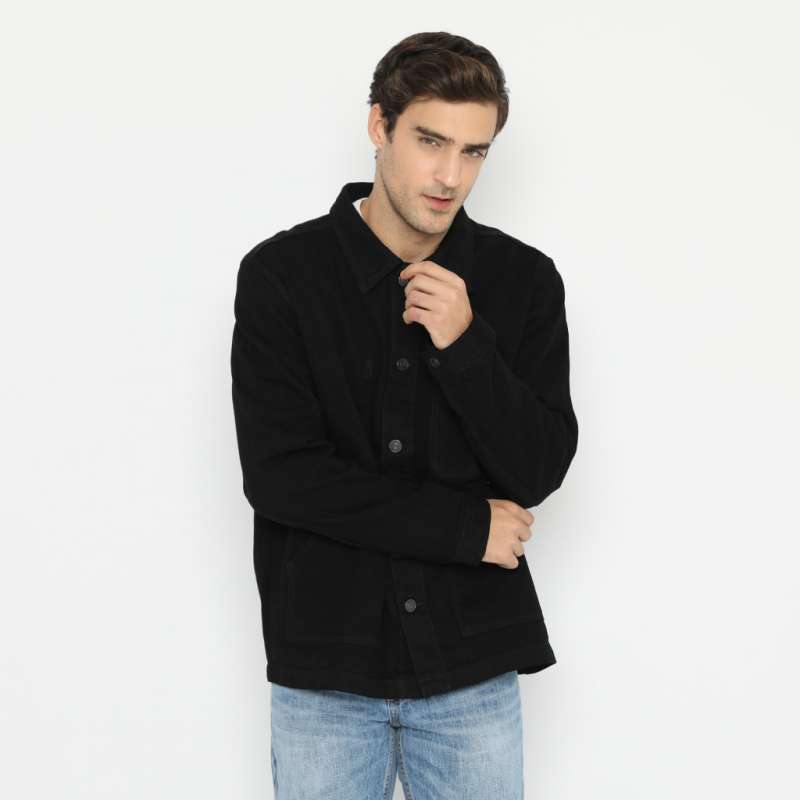 Papperdine 2307 Black Denim Jacket 