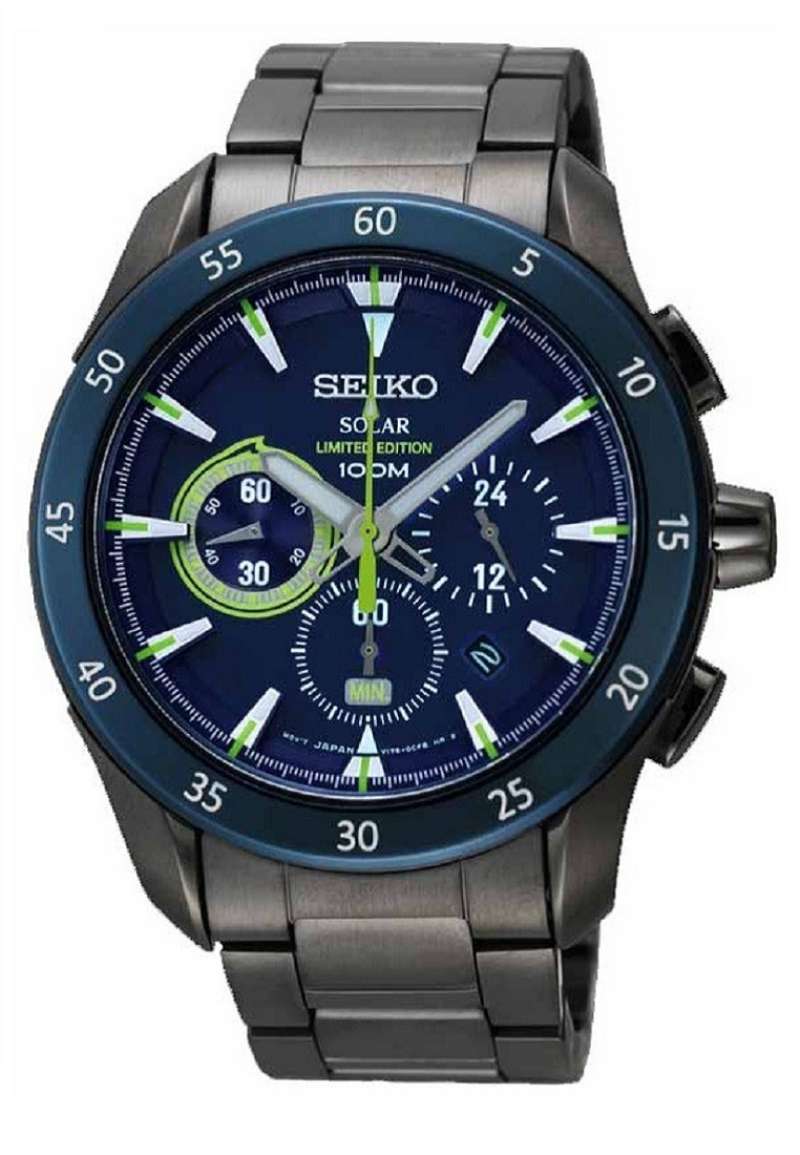Jam seiko chronograph 100m kw top