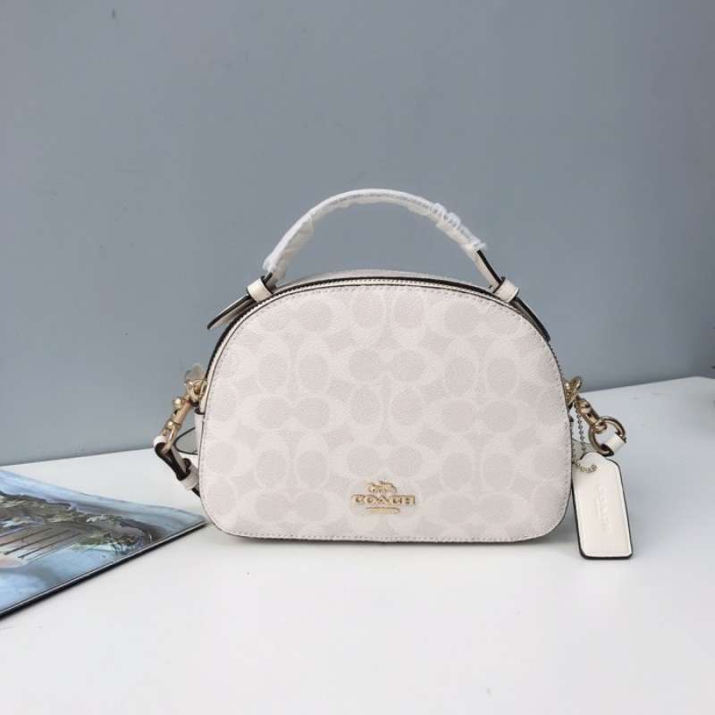 Coach serena hotsell satchel white