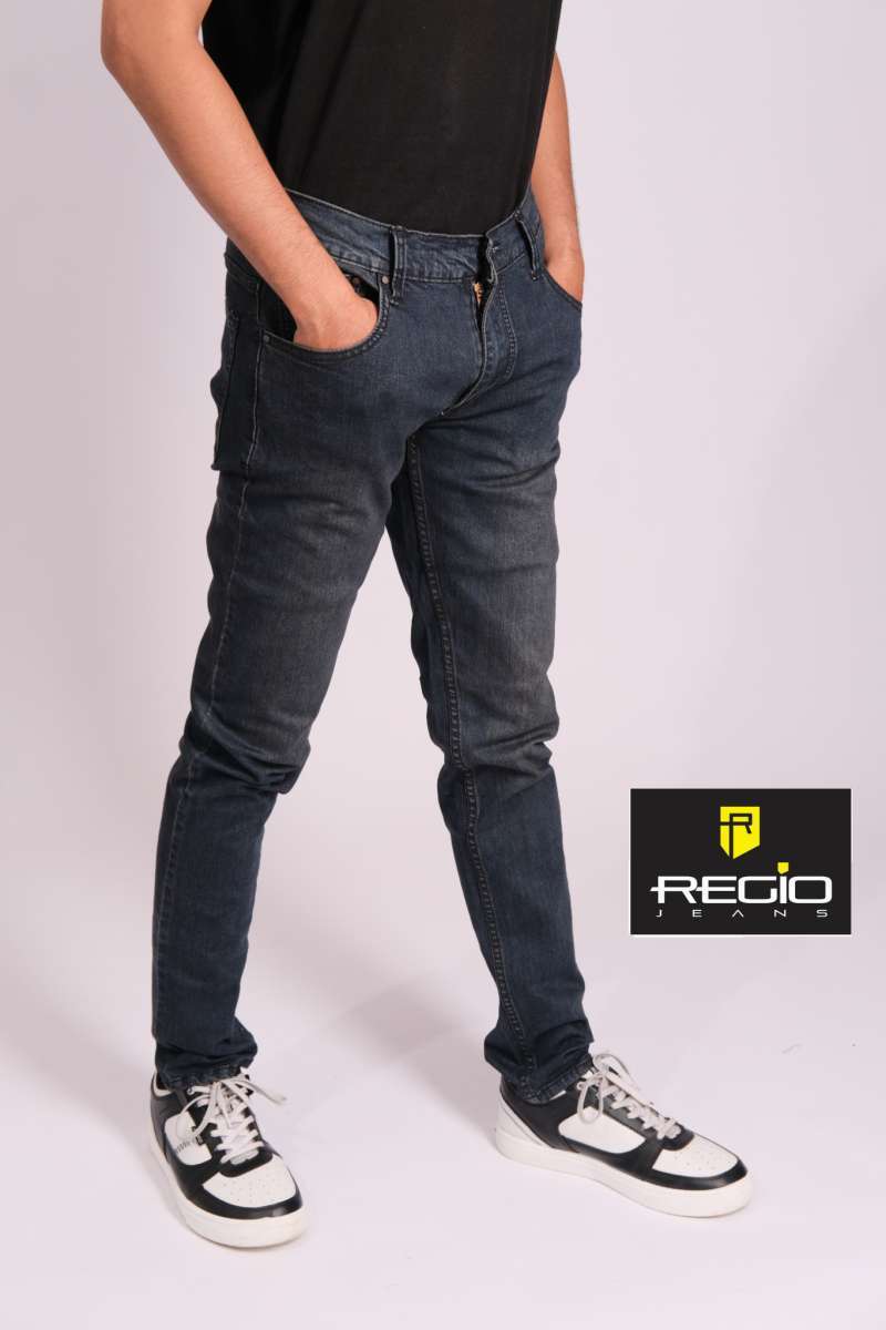 Celana Jeans Pria. Bio stone dark. Kain 
