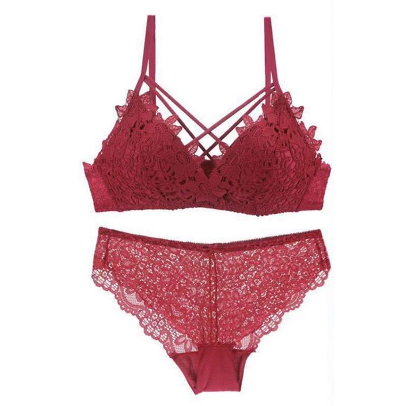 Jual BH Bra Set Push Up Tanpa Kawat 