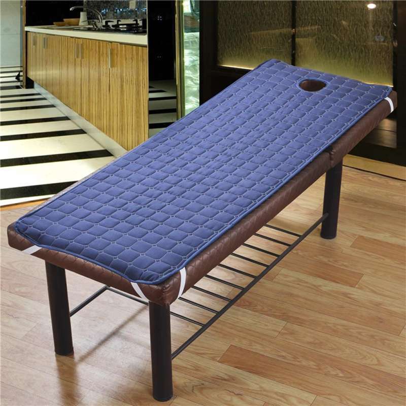 Thicken Massage Table Mattress Bed Sheet Pad Topper with Face Hole