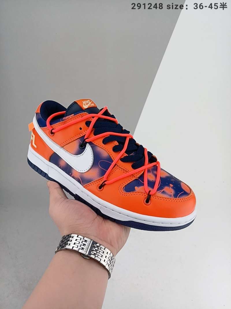 dunk low off white orange