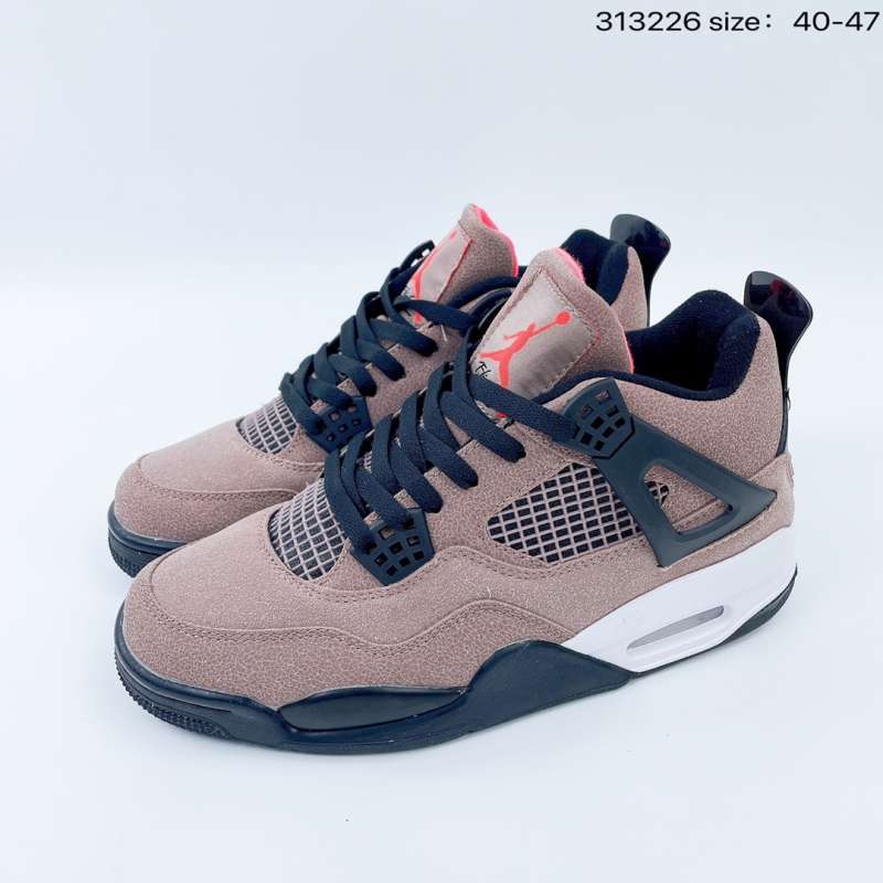 Promo NIKE AIR JORDAN 4 retro Taupe haze black brown burst Mocha 313226 36  ~ 46 half 21-4-16 di Seller Cai Wu Official Store - Indonesia | Blibli