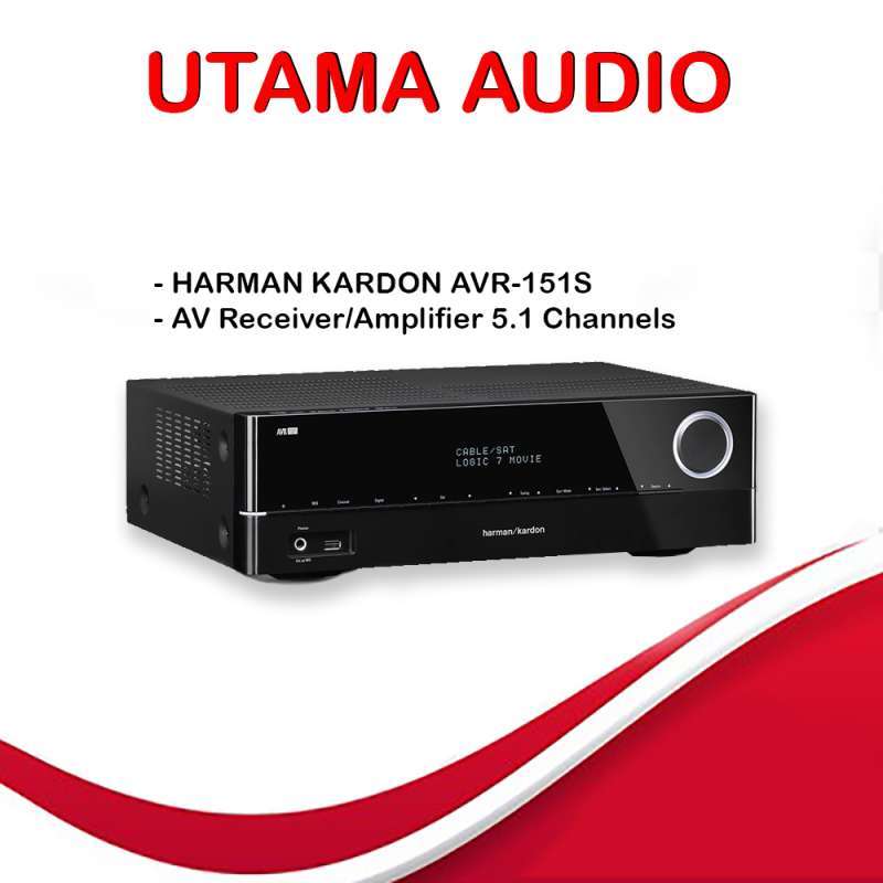 Jual Amplifier Harman Kardon AVR 151S AVR151 AVR151S 5.1 Ch di