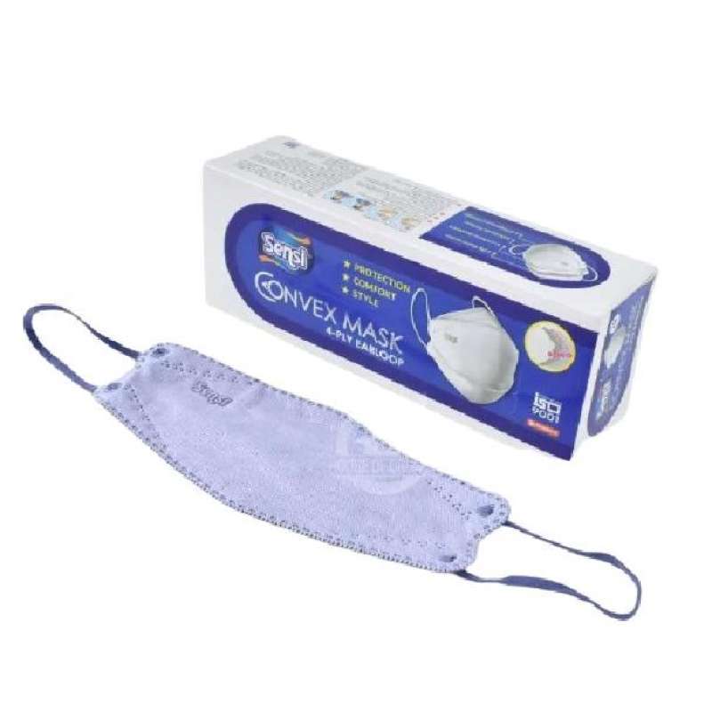 Jual Masker Sensi Convex 4Ply 1 Box 20 Pcs Warna Ungu di Seller Ariduta Farma - Kab. Badung, Bali | Blibli