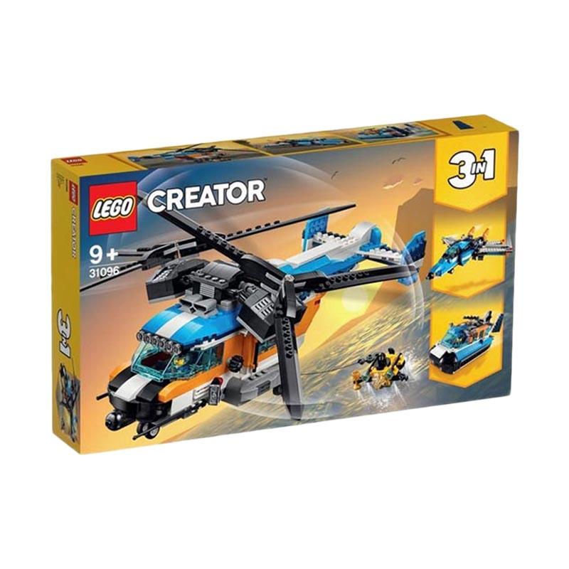 Promo LEGO 31096 Creator 3in1 Twin Rotor Helicopter Diskon 8% Di