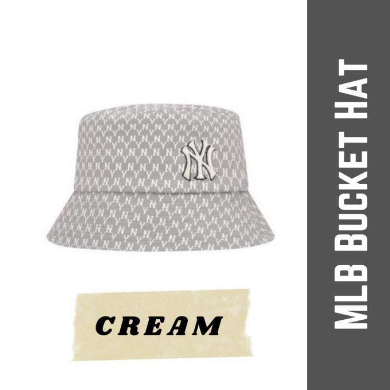 Promo MLB Bucket Hat - White - Navy di 