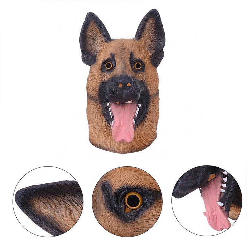 Jual Bluelans Halloween Dog Latex Animal Head Toy Cosplay Fancy Dress Party Props Horror Mask Online Desember 2020 Blibli