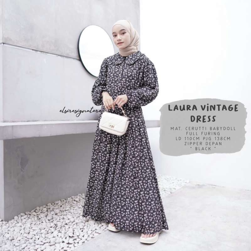 Jual LAURA BAJU GAMIS MOTIF LD 110 XXL 