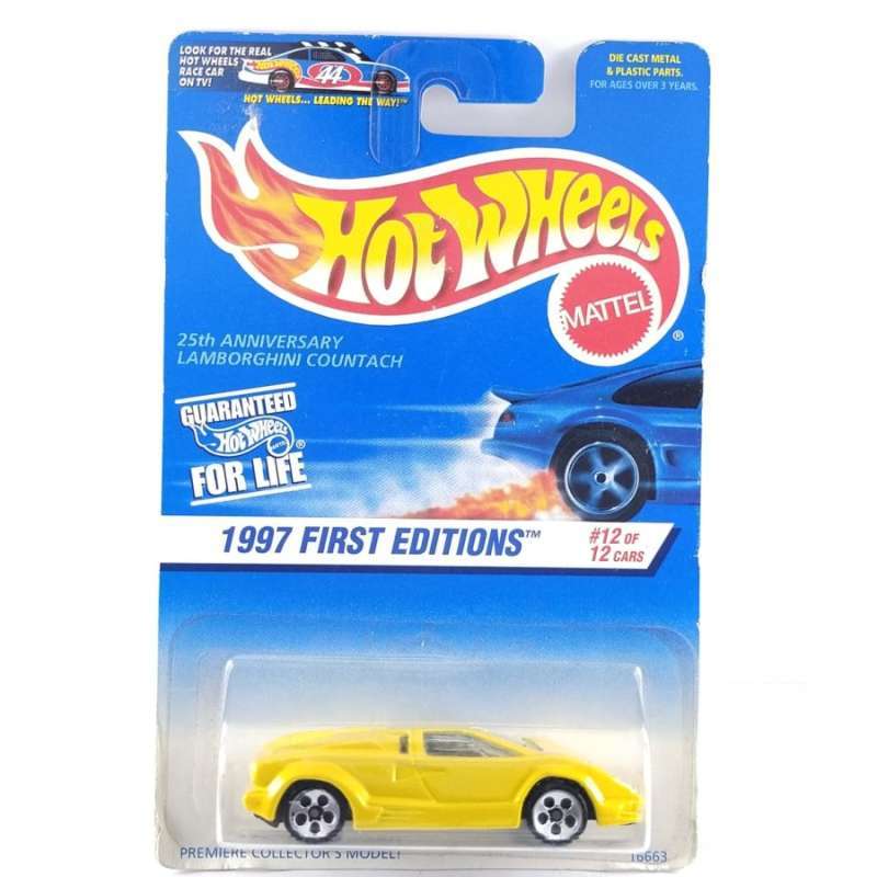 Jual Hot Wheels 1997 First Edition Lamborghini Countach di Seller