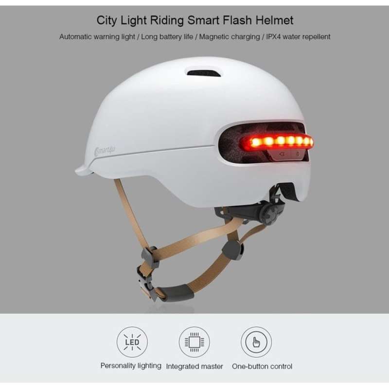 Promo Xiaomi Smart Helmet Waterproof 