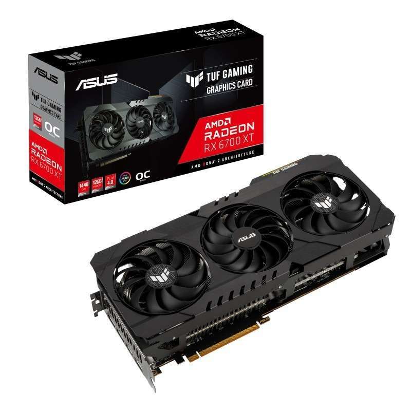 VGA CARD ASUS RADEON RX 6700 XT TUF Gaming OC 12GB NON BUNDLE