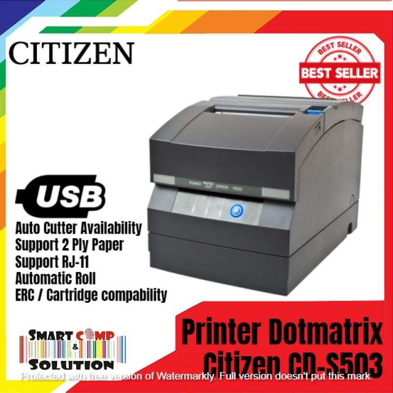 Printer Struk Kasir POS Dotmatrix Citizen CD-S503 Dot Matrix 76mm Auto