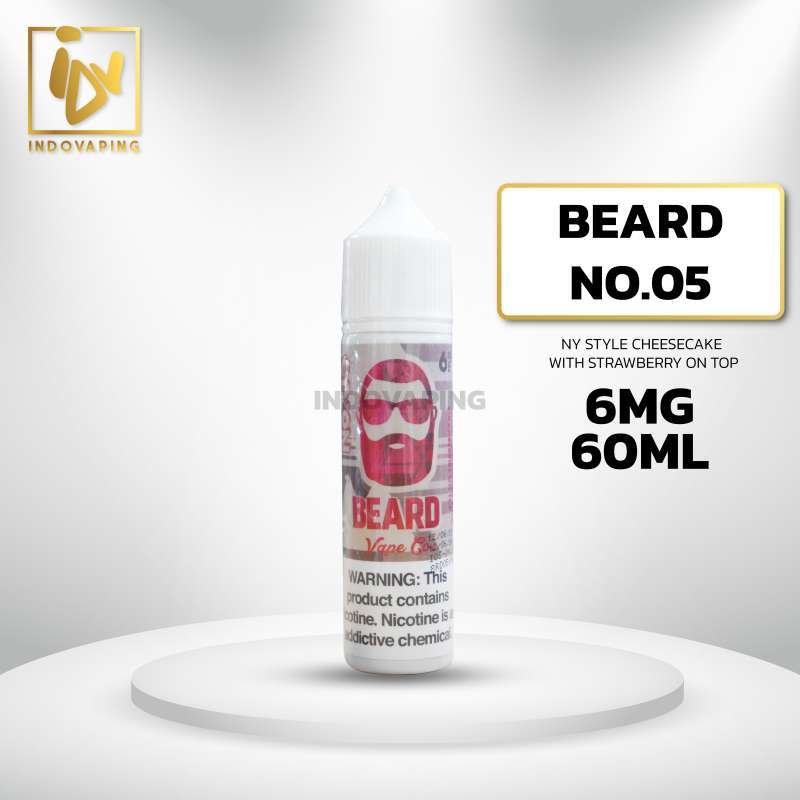 Fresh Strawberries Beard Vape Co No. 05 NY Cheesecake 60ml E-Liquid Out Of  Business