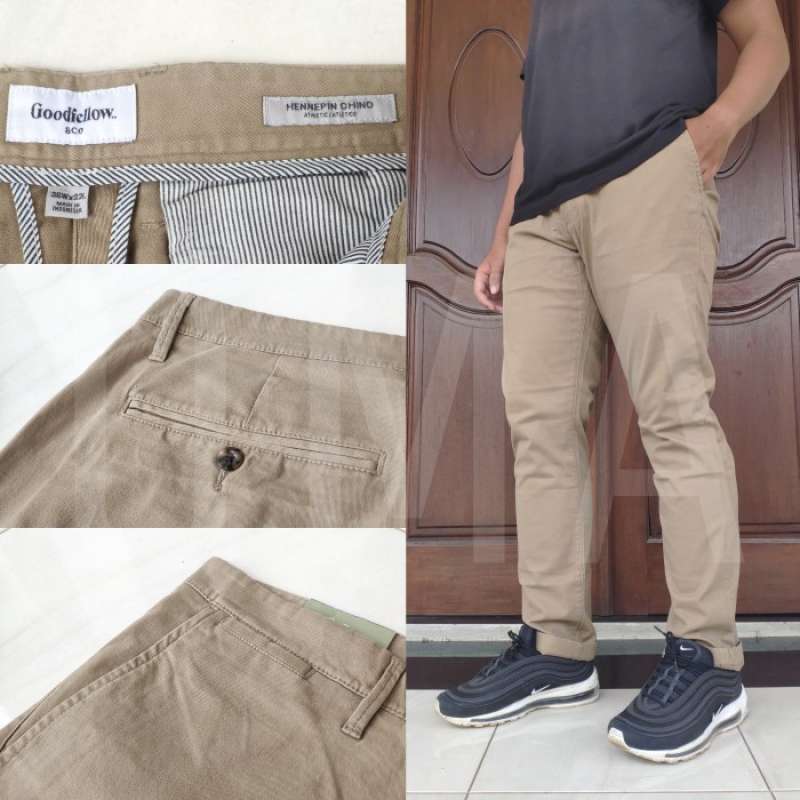 Promo Gratis Ongkir Goodfellow Athletic Hennepin Chino Khaki 36