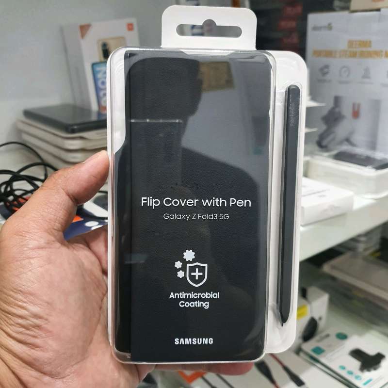 Promo Samsung Galaxy Z Fold3 Z Fold 3 5G Flip Cover with S Pen