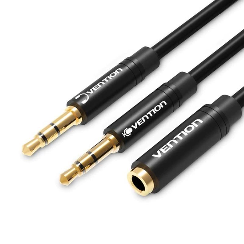 Jual Vention 021 Bbu Kabel Aux 3 5mm 1 Female To 2 Male Murah