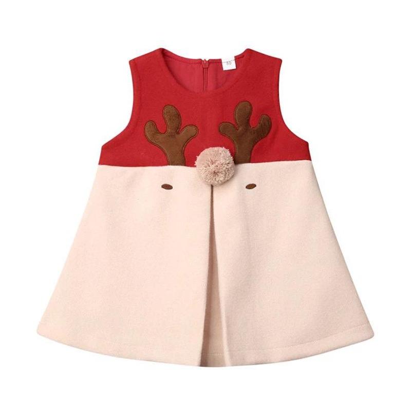 Jual Joyful Kids Christmas Clothes Deer Coat Blouse Tops Woollen Vest Xmas Casual Dress Anak Online November 2020 Blibli Com