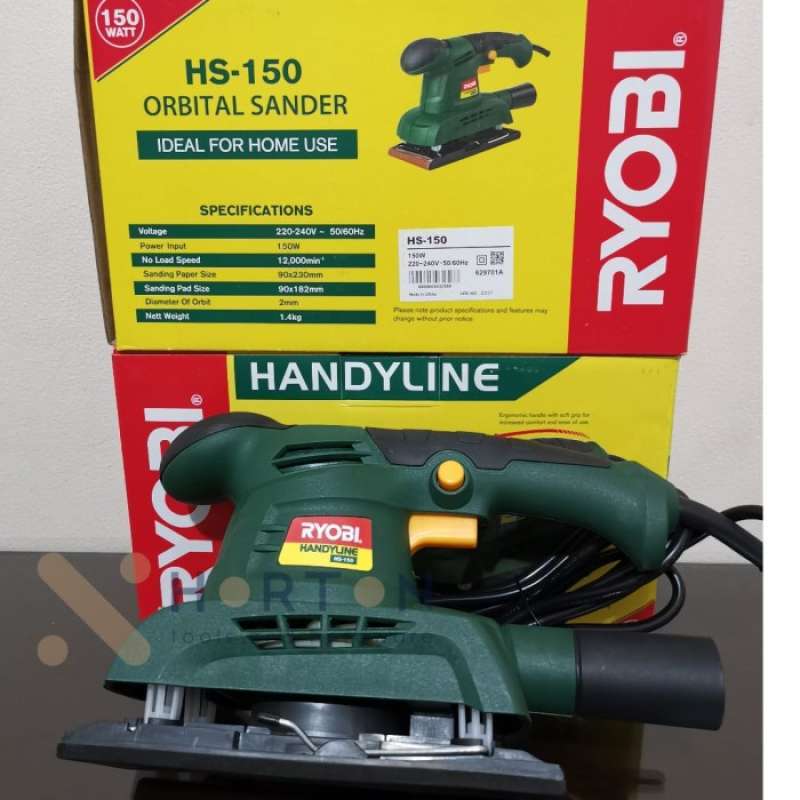 Ryobi orbital discount sander 150w