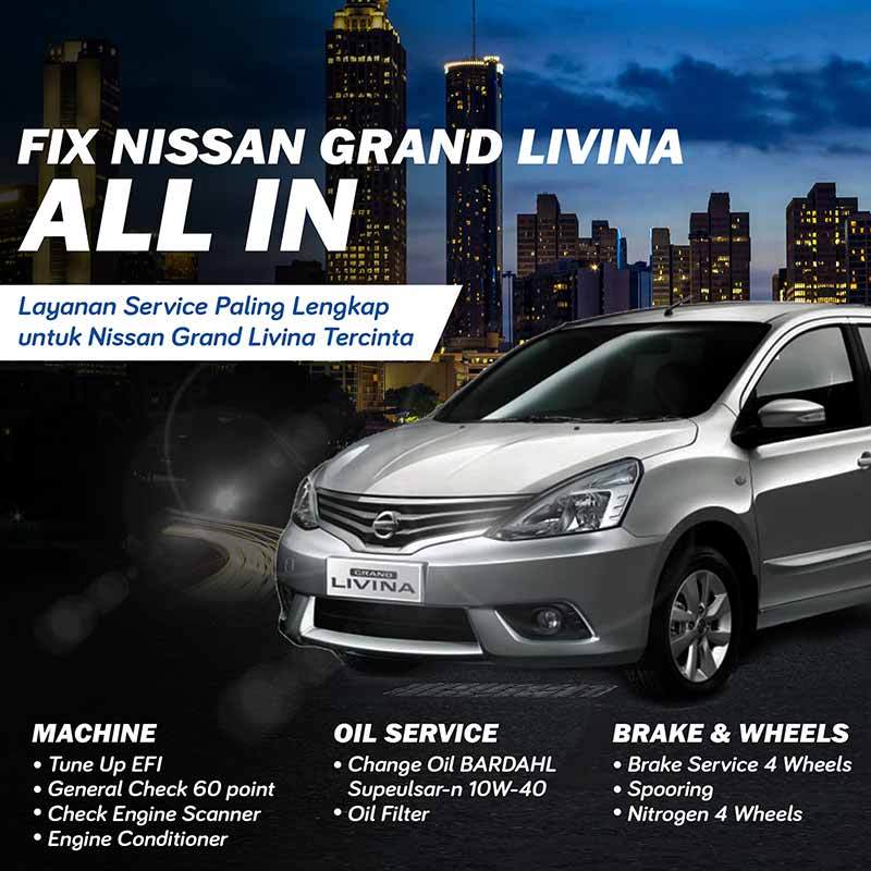 Jual Carfix Fix All In Paket Service Mobil For Nissan Livina Mesin Ganti Oli Rem Jabodetabek Online April 2021 Blibli