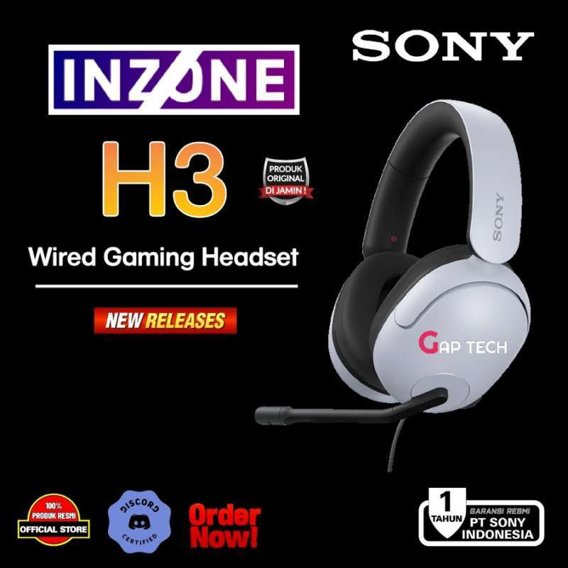 Jual Sony Inzone H3 H Wired Gaming Headset Headphones
