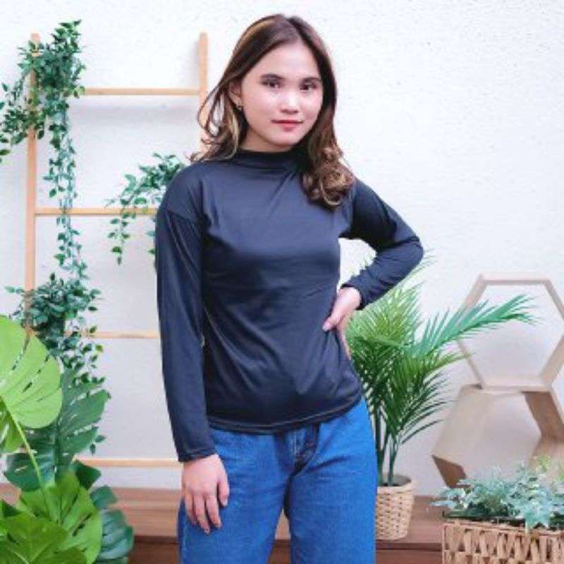 KAOS MANSET WANITA LONGSLEEVE KIRANI 