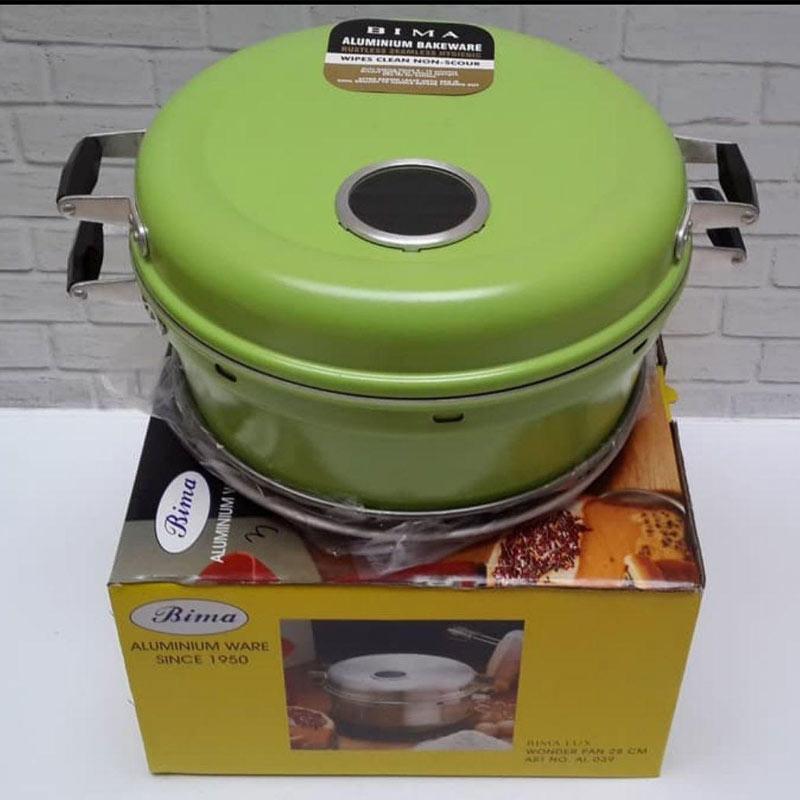 Bima Al039wh Kitchen Baking Pan Anti Lengket Pemanggang Kue Green Ukuran 28 Cm Terbaru Agustus 2021 Harga Murah Kualitas Terjamin Blibli