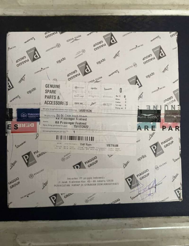 Promo Sparepart vespa Pijakan kaki footstep vespa sprint ...