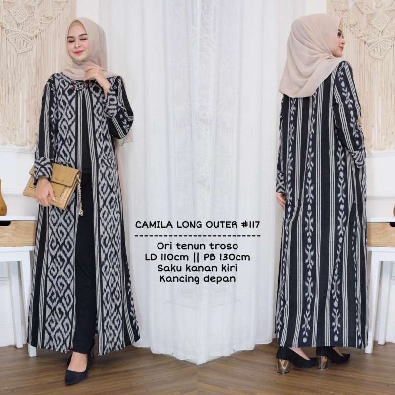 Outer long dress cheap