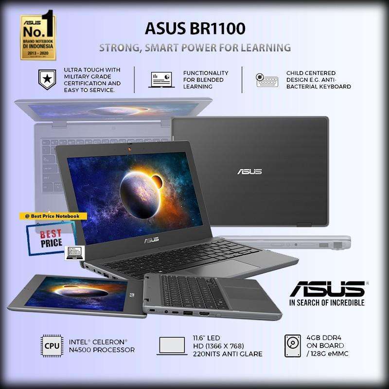 Jual Asus Br1100cka Intel N4500 Ddr4 4gb 128gb Emmc Ips W10