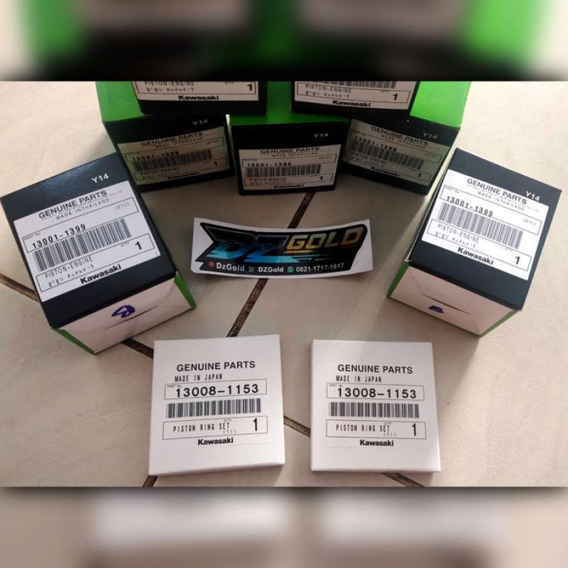 Seher Piston Set Ninja 150 R Rr 2Tak Kode B Kawasaki