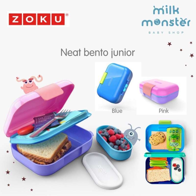 Zoku Neat Bento Jr Lunch Kit - Pink
