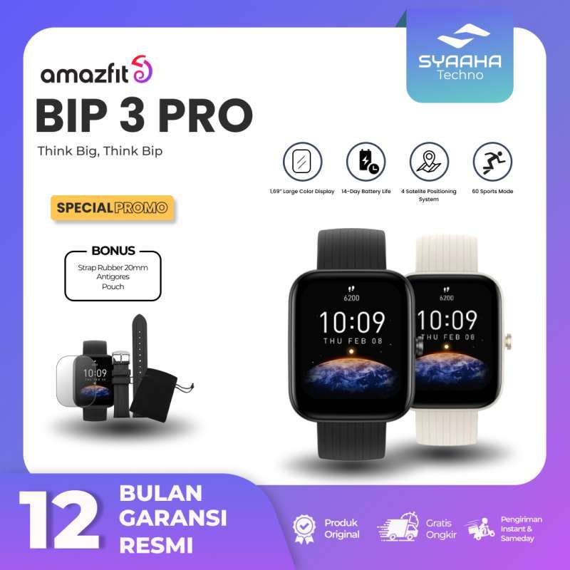 Daftar Harga amazfit bip 3 pro Promo PELANGGANBARU 20K