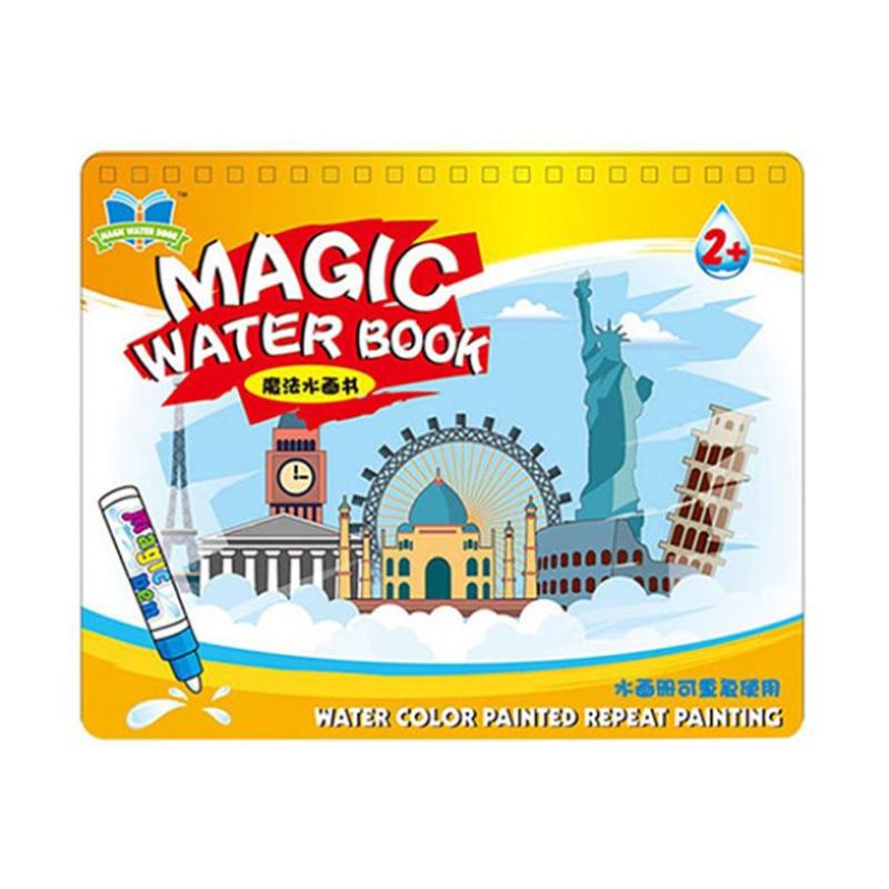 Jual H Ikea Water Painting Book Magic Water Activated Coloring Notebook For Children Yellow Online September 2020 Blibli Com