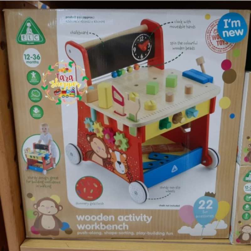 Jual Elc Wooden Activity Workbench Walker di Seller Letsbuy Store