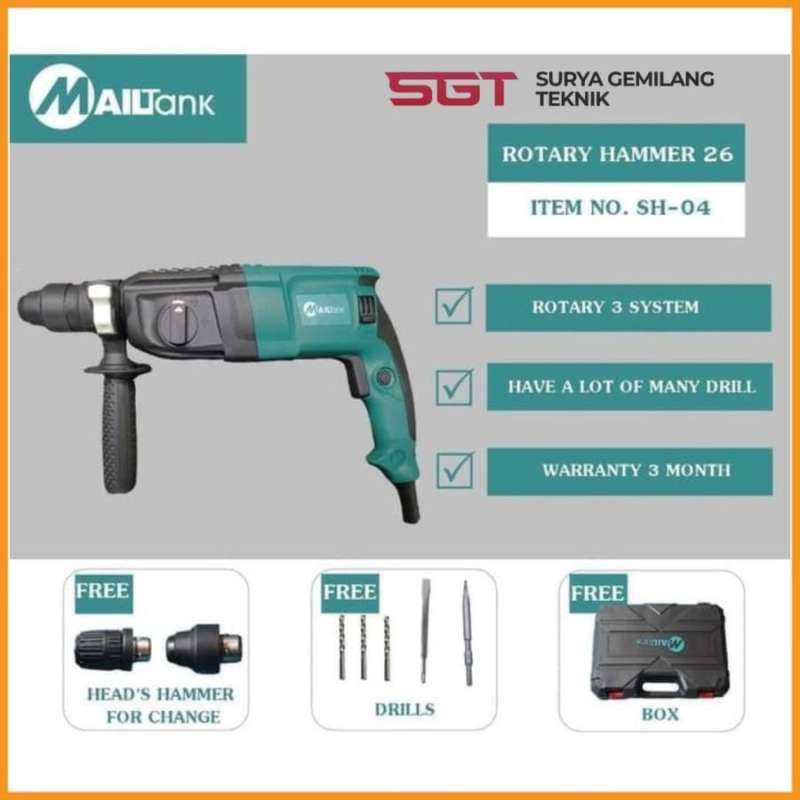 Mailtank shop rotary hammer