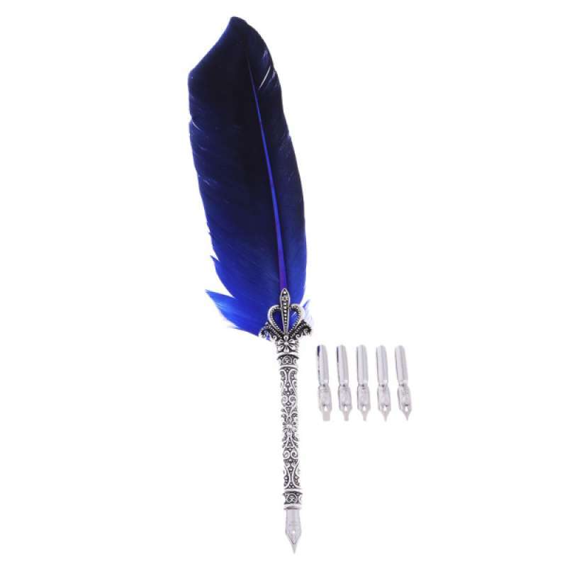 Jual Oem Vintage Retro Creative Quill Oblique Fountain Dip Pen With 5nib Gift Supply Online Oktober 2020 Blibli Com