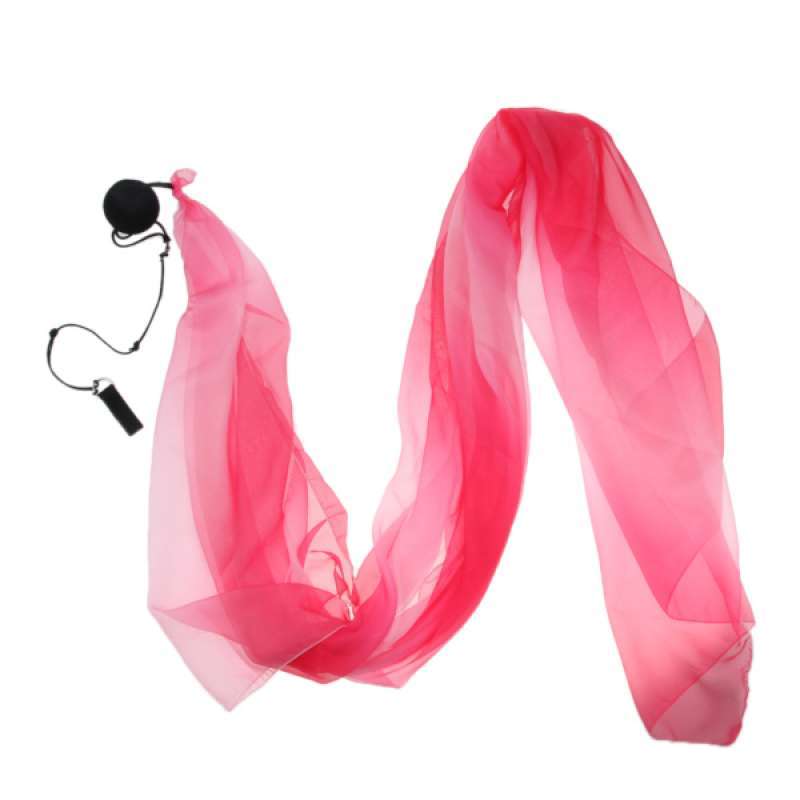 206 x 70cm Scarf Belly Dance Silk Veil Poi Balls Yoga Costume Stage Props