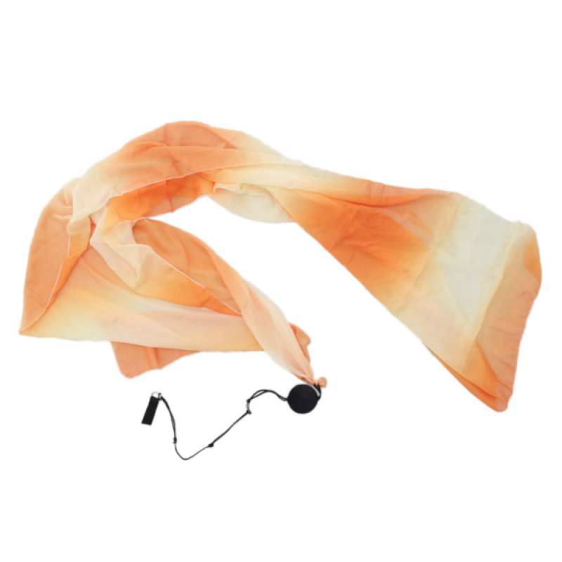 206 x 70cm Scarf Belly Dance Silk Veil Poi Balls Yoga Costume Stage Props